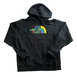 The North Face Hoodie Medium Black Pullover Sweater Streetwear Outdoor Casual
